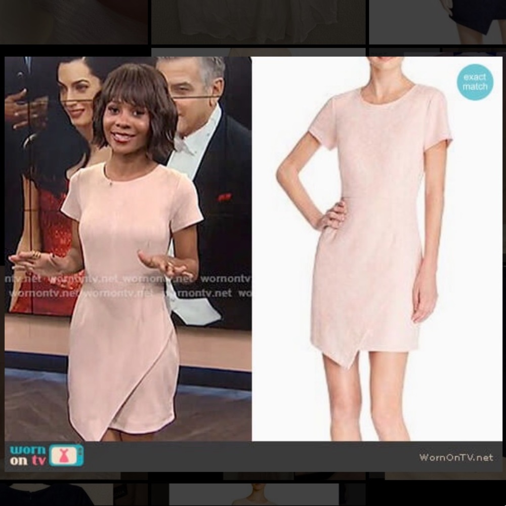 Aqua Suede Dress